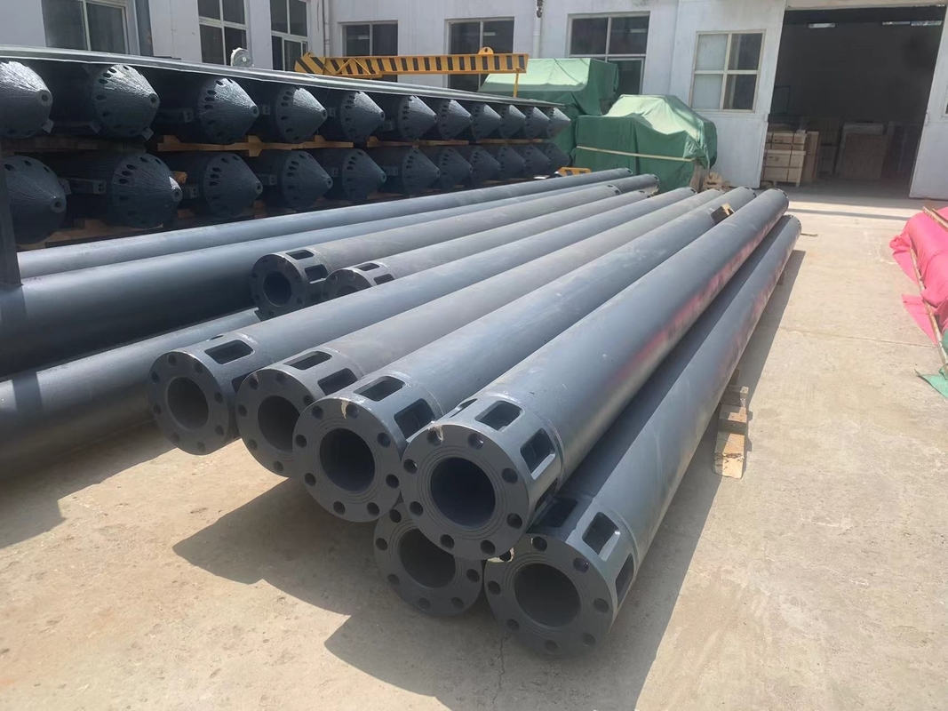 Driver pile peralatan vibroflot 180 kW 426 mm China untuk perbaikan tanah yang diterapkan di Timur Tengah