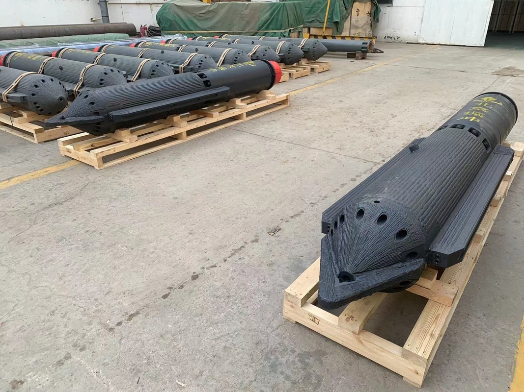 Driver pile peralatan vibroflot 180 kW 426 mm China untuk perbaikan tanah yang diterapkan di Timur Tengah
