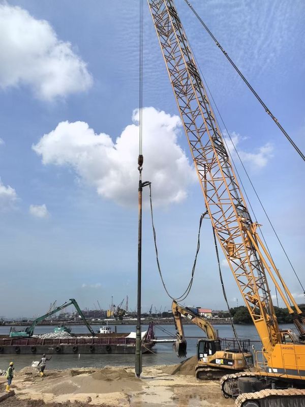 BVEM Vibroflotasi Perangkat kekuatan penetrasi tinggi untuk memperkuat fondasi kapasitas geser