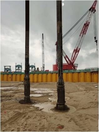 208 Lpm Tingkat Minyak Vibroflot Hidraulik Frekuensi Getaran yang Bisa Disesuaikan Untuk Memperbaiki Perawatan Yayasan