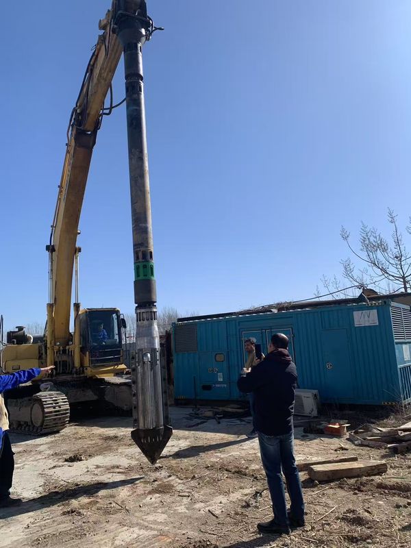 China BVEM Brand Vibroflot Perlengkapan Diameter 500-800 mm dengan 176 KW Mesin Daya