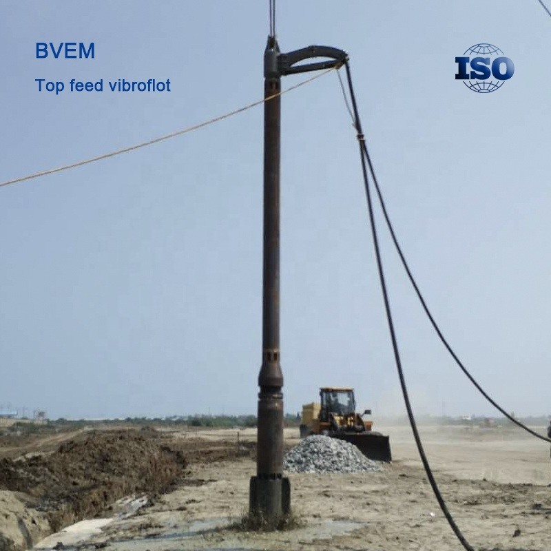 Daya Vibrator 105kW dan Tingkat Kebisingan Rendah Vibroflot Hidrolik untuk Konsolidasi Tanah Unggul