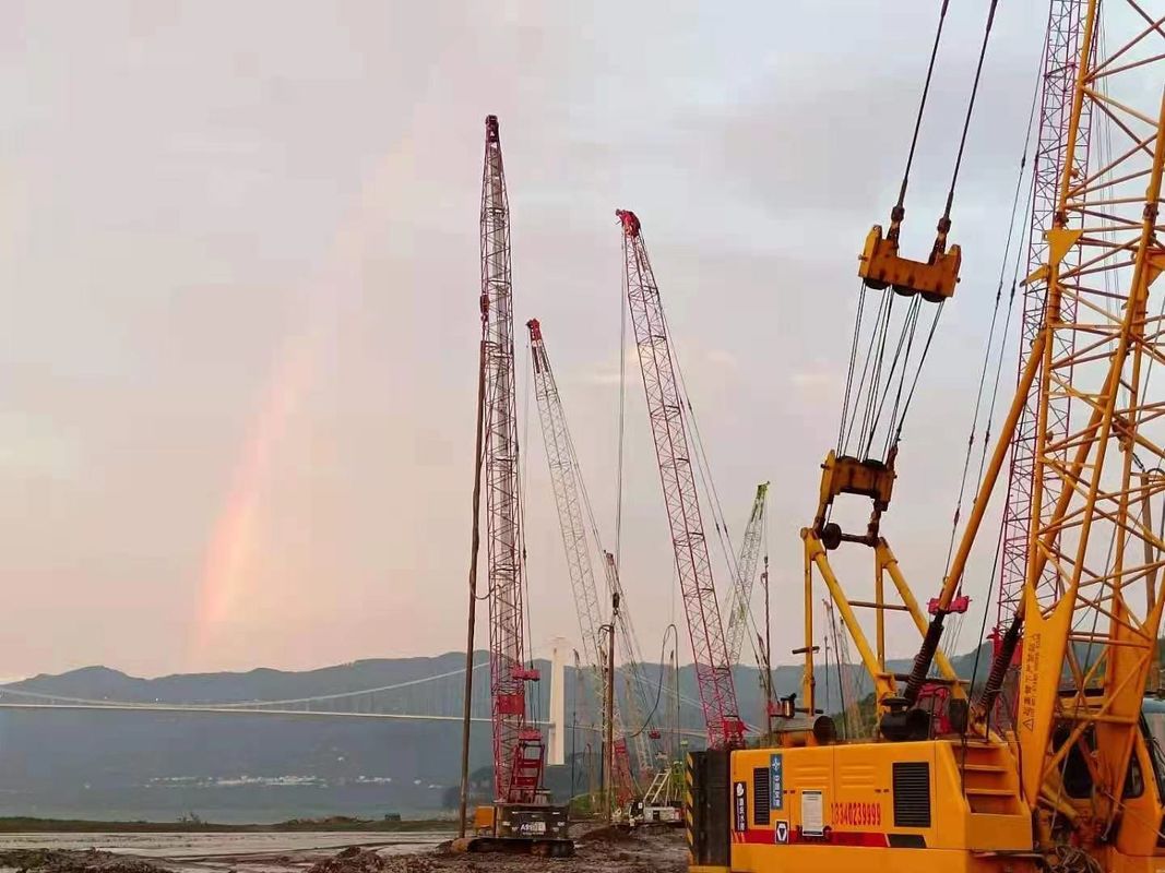 Perawatan Pemadatan Vibroflotasi 1450rpm Untuk Bagian C3206 Hong Kong No 3 Aircraft Runway Project