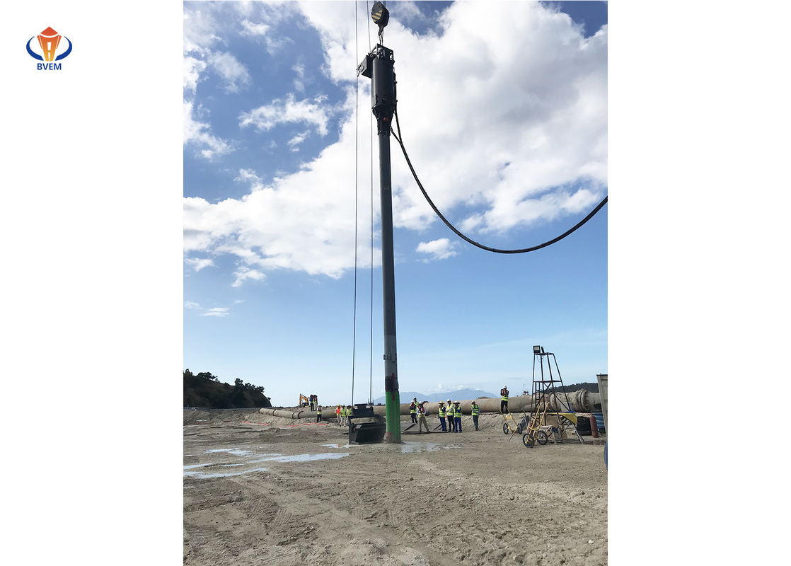 180kw Pakan Bawah Vibro Flot Aksesoris Konstruksi Untuk Gravel Pile Compact Vibroflotation